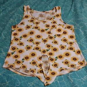 Rebellious One Sunflower Graphic Tee